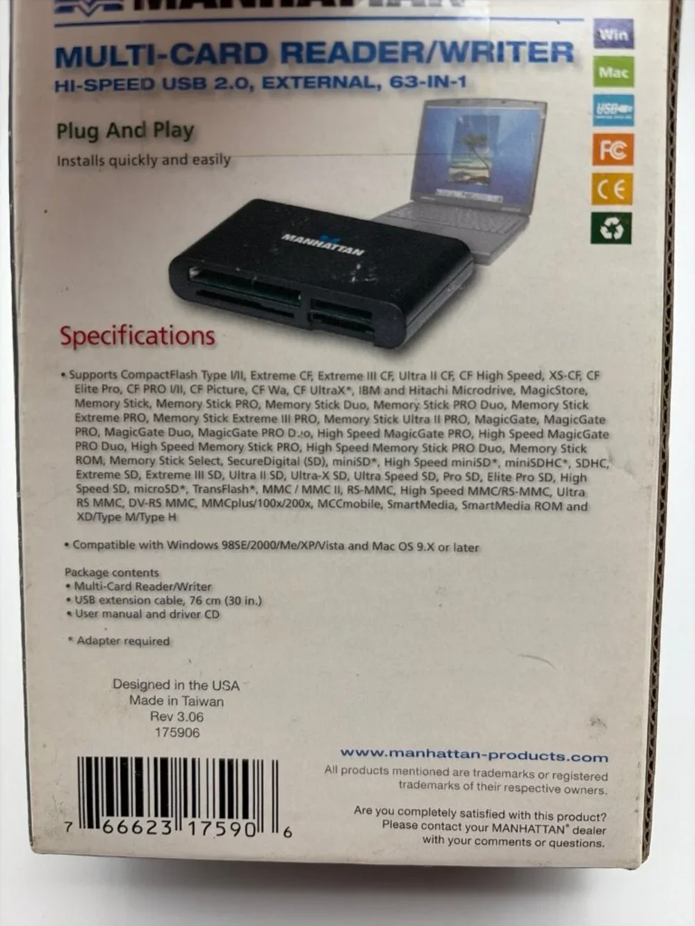 N/A manhattan usb